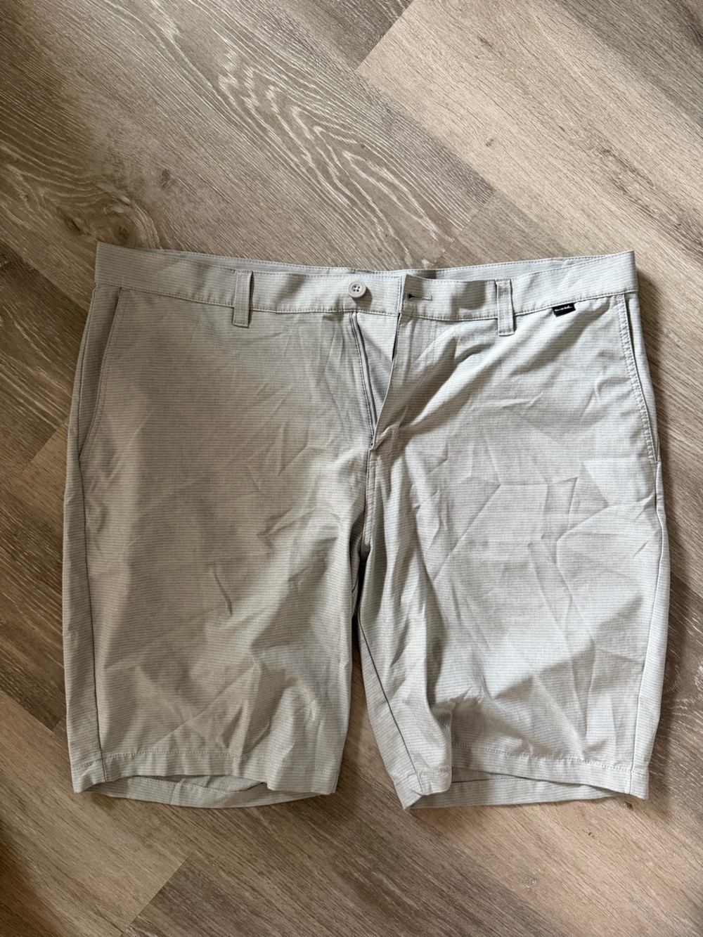 Travis Mathew Light Gray Golf Shorts